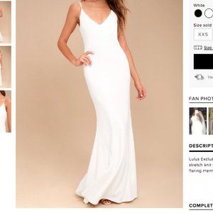 Infinite Glory Dress White